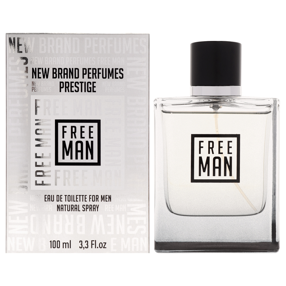 Free Man by New Brand for Men - 3.3 oz EDT Spray